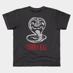 cobra kai retro logo Kids T-Shirt